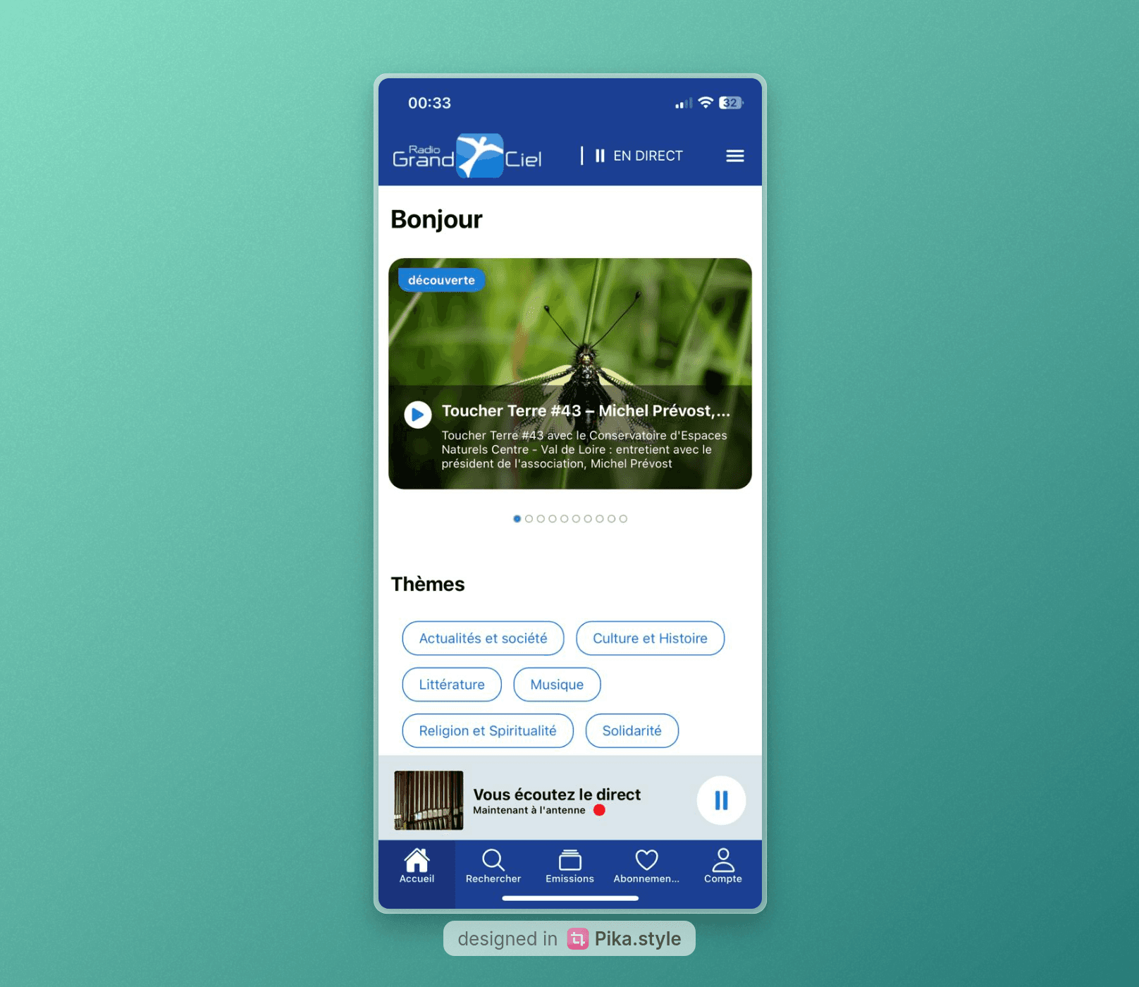 Radio Grand Ciel Podcast App